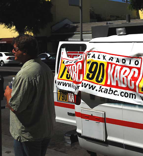 Press event in front of City Councilman Jack Weiss's West LA office on Thursday, August 7, 2008 - 822 S. Robertson Boulevard (north of Olympic Boulevard), Los Angeles