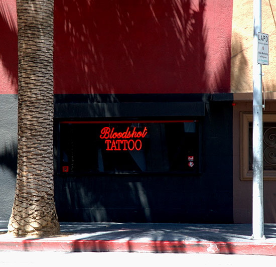 Bloodshot Tattoo - Hollywood Boulevard