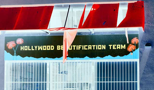 Office - Hollywood Beatification Team, Cherokee at Hollywood Boulevard - negative print
