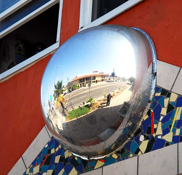 Mirror Ball, Pacific Avenue, Venice Beach, California 