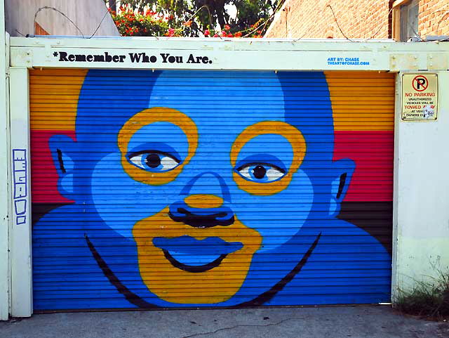 "Remember Who You Are" - Chase mural off Main Street in Venice Beach