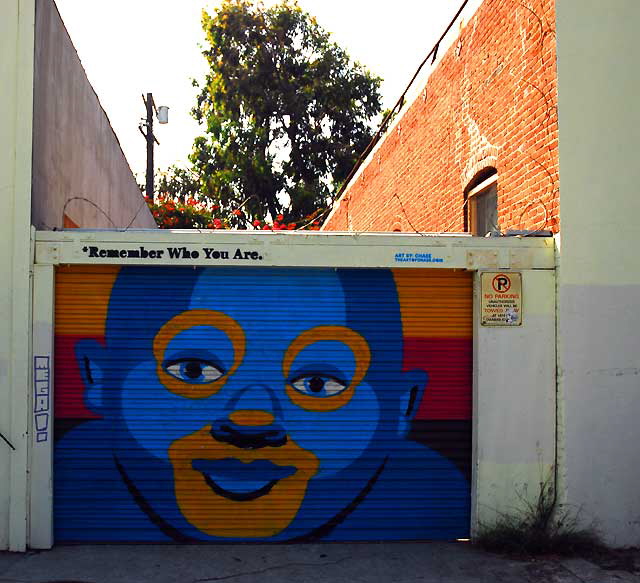 "Remember Who You Are" - Chase mural off Main Street in Venice Beach