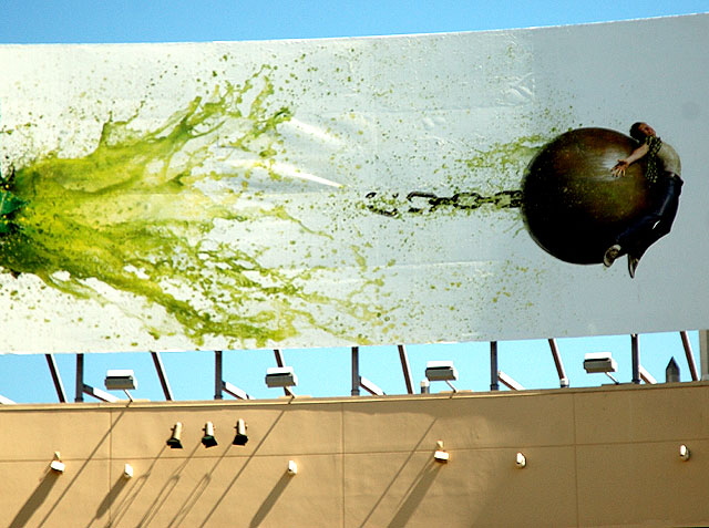 Billboard at Hollywood and Highland (for Mountain Dew, a soft drink)