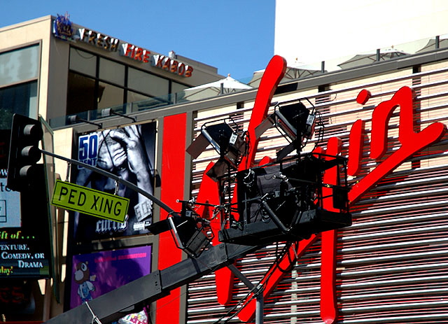 Location shoot for Columbia Pictures' "John Hancock" on Hollywood Boulevard, Thursday, September 13, 2007