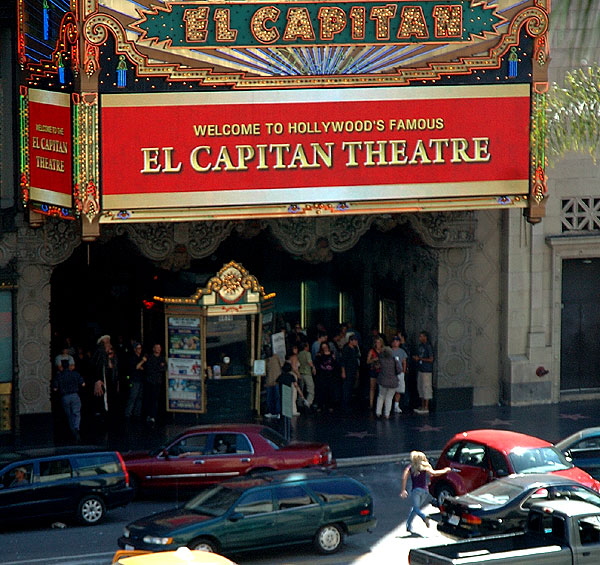 Location shoot for Columbia Pictures' "John Hancock" on Hollywood Boulevard, Thursday, September 13, 2007