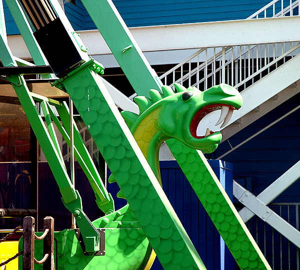 Dragon ride, Pacific Park, on the Santa Monica pier