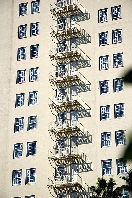 The back of the Roosevelt Hotel - Hollywood