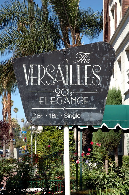 Versailles Apartments, 608 South Saint Andrews Place, just north of Wilshire Boulevard - French-Norman revival, late twenties