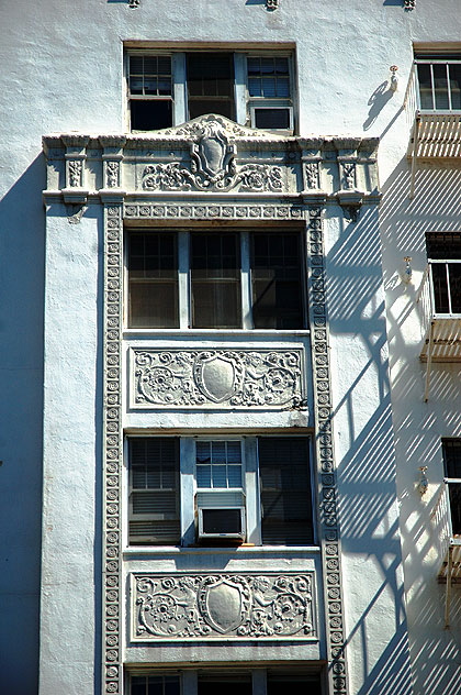 Versailles Apartments, 608 South Saint Andrews Place, just north of Wilshire Boulevard - French-Norman revival, late twenties