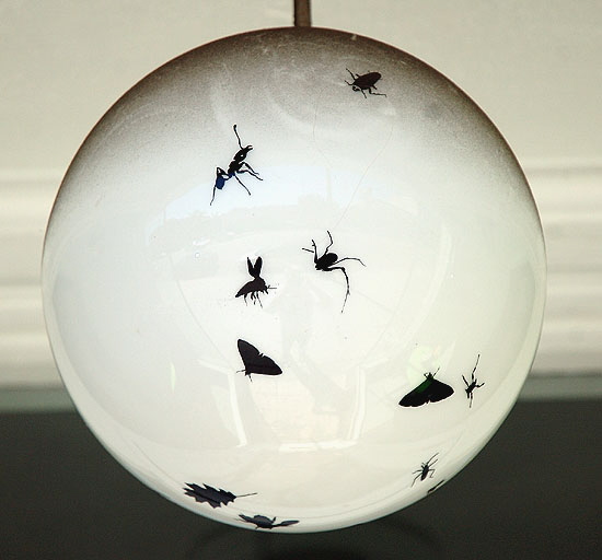 Halloween globe lamp at a curio shop on Hollywood Boulevard 