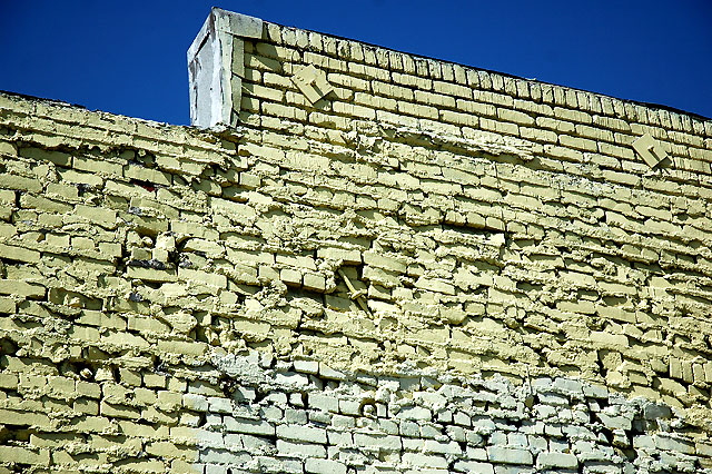 Wall in the area east of Hollywood, Thai Town, at the intersection of Hollywood Boulevard and Normandie 