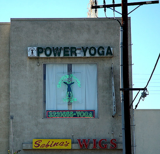 "Power Yoga" - Fairfax and Melrose, Los Angeles