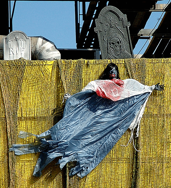 Halloween decorations, "Ahhs" on the Sunset Strip, West Hollywood