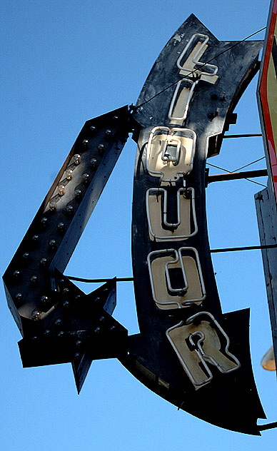 Liquor store, Sunset Strip - arrow and star