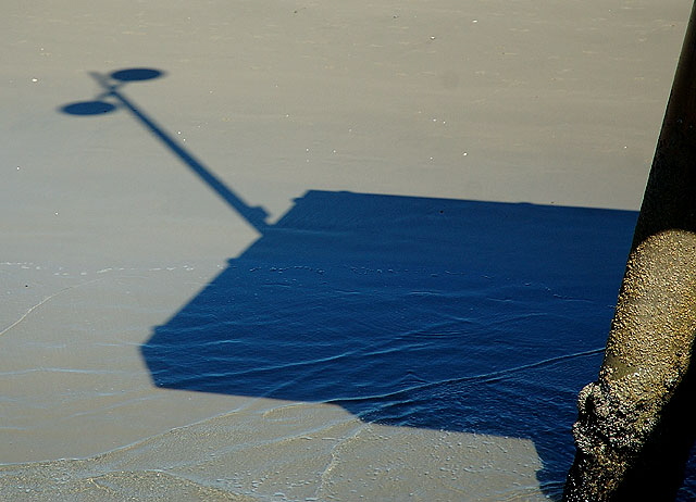 The Venice Beach Pier at midday, very indirectly