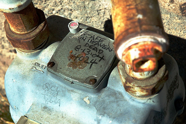 Meter behind the Viper Room, Sunset Boulevard, West Hollywood