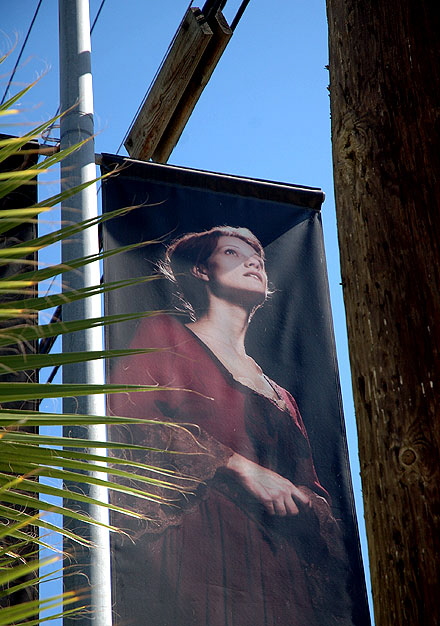 Banner, Theater Row, Santa Monica Boulevard