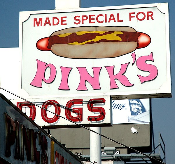 Pink's Hollywood, La Brea at Melrose Pink's Hollywood, La Brea at Melrose