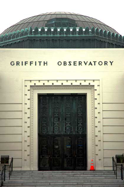 Griffith Observatory, architect John C. Austin, based on preliminary sketches by Russell W. Porter, 1933-19
