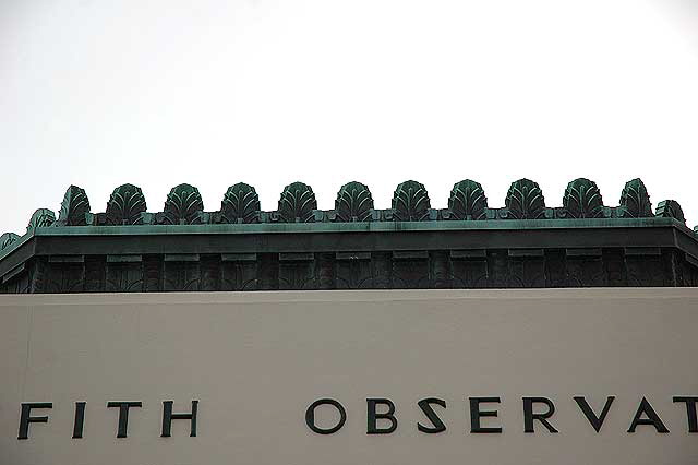 Griffith Observatory, architect John C. Austin, based on preliminary sketches by Russell W. Porter, 1933-1935