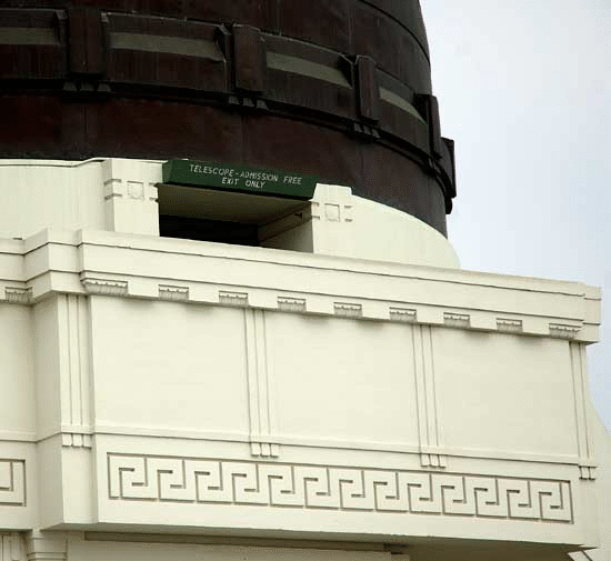 Griffith Observatory, architect John C. Austin, based on preliminary sketches by Russell W. Porter, 1933-1935