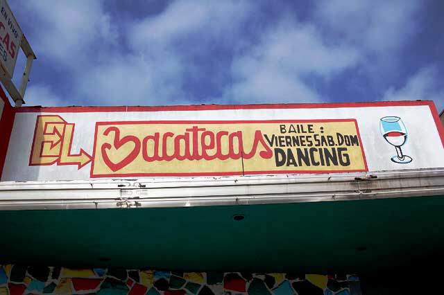 El Zacatecas, 12017 Venice Boulevard at Inglewood, next to the Taco Bell