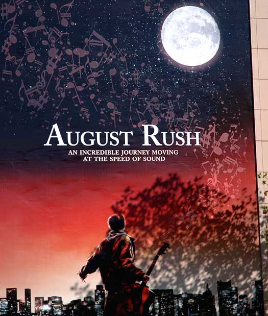 Promotional wall - Warner Brothers, Burbank - August Rush