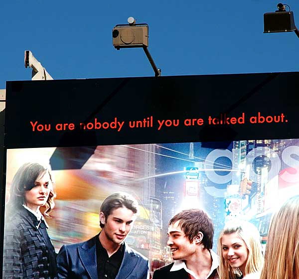 Promotional wall - Warner Brothers, Burbank -  Gossip  Girl