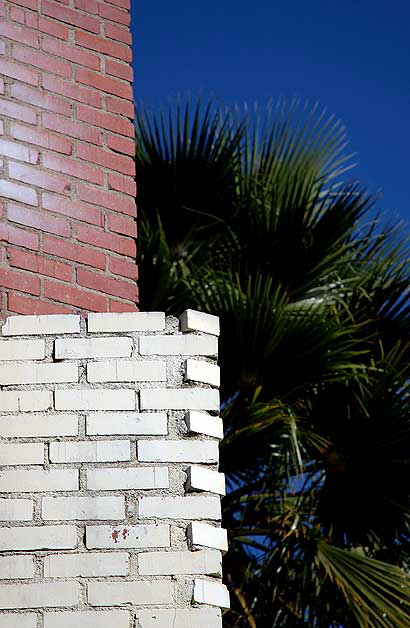 Brickwork, Sunset Boulevard at Harper, West Hollywood