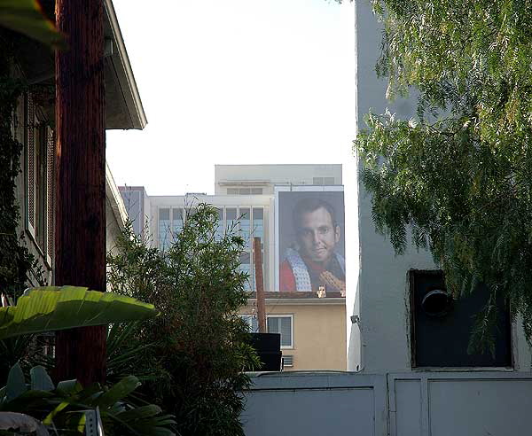 Distant face, Sunset Boulevard, West Hollywood