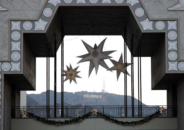 Christmas at the Hollywood and Highland complex - stars