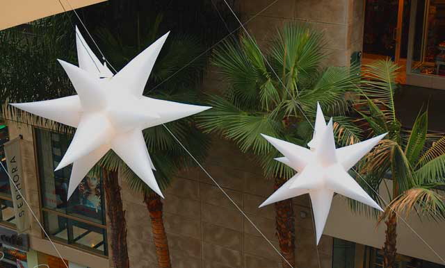Christmas at the Hollywood and Highland complex - stars