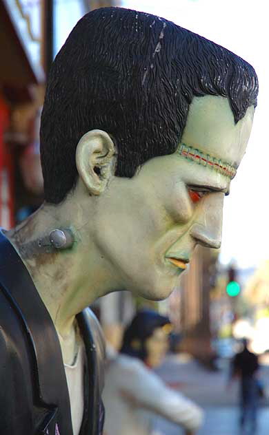 Frankenstein manikin, Hollywood Boulevard
