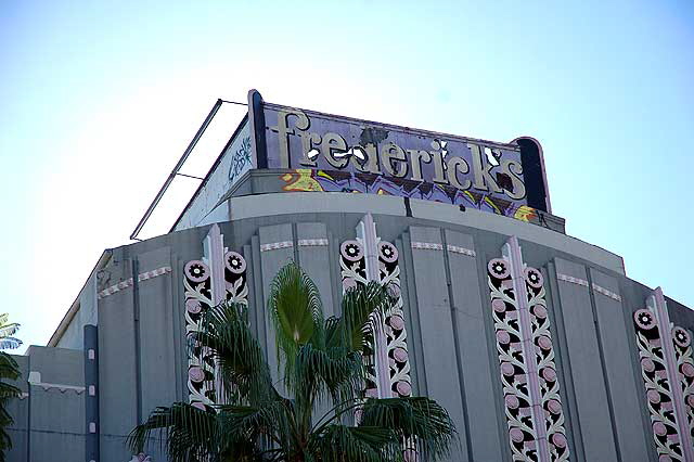 The abandoned former home of Frederick's of Hollywood on Hollywood Boulevard