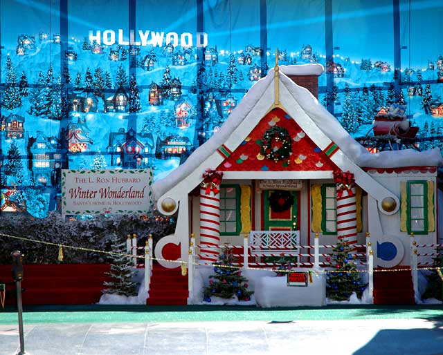 Santa's Village at the Scientology Center on Hollywood Boulevard