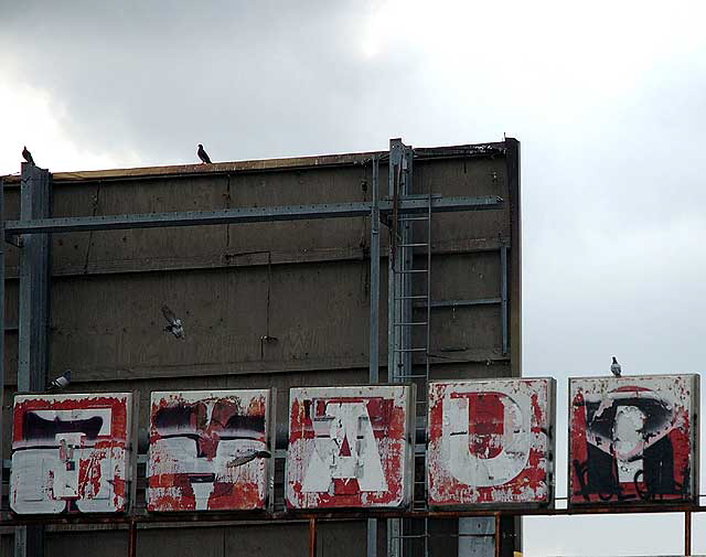 Letters - auto repair shop, South La Brea 