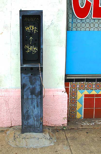 Former pay phone, South La Brea, Los Angeles