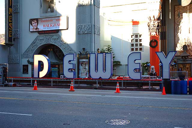 Preparations for the premiere of "Walk Hard: The Dewey Cox Story" - Grauman's Chinese Theater, Hollywood Boulevard, Wednesday, December 12, 2007
