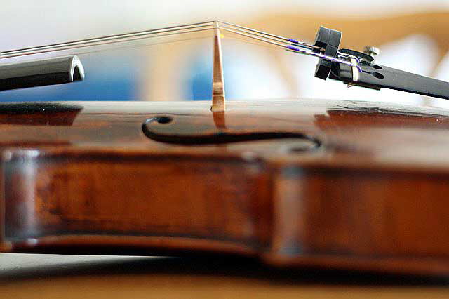 Violin made in the mid-1600s by Jacob Steiner or a student of Jacob Steiner