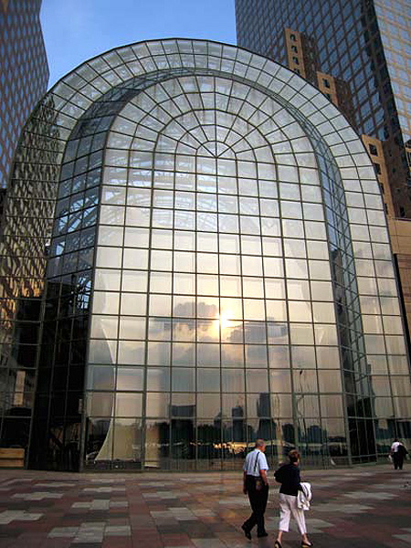 The Winter Garden across from the World Trade Center site 