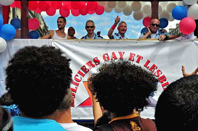 Paris Gay Pride Parade 2008 - "Gay Cops" Paris Gay Pride Parade 2008 - "Gay Cops"