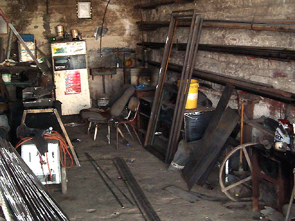 The workshop of Ahmad the ironsmith in Bethleham The workshop of Ahmad the ironsmith in Bethleham