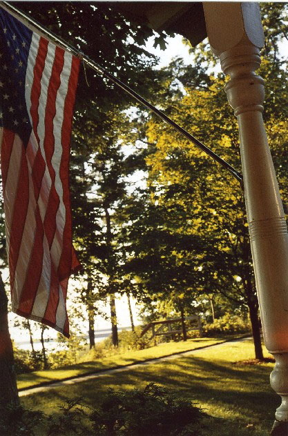 Cottage Living -  the flag signifies "In Residence"