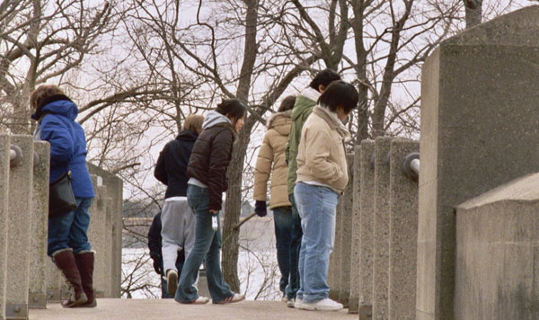 International students visit Niagara Falls, March 2007 