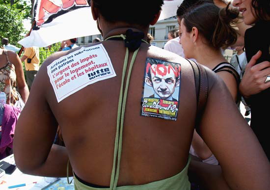 Paris, May Day, 2007