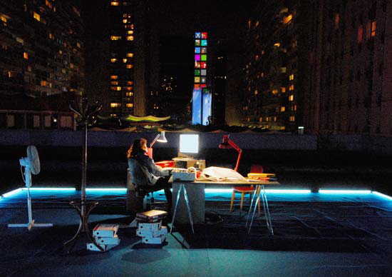 Paris - "No need to wait for Nuit Blanche to roll around every first Saturday in October. Of course, in Chinatown, I don't think that lady will be there in her open-air office with her fan."