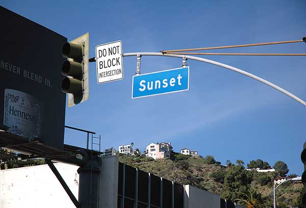 Driving Sunset Blvd - 5 January 2006 