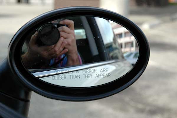 Min Cooper rearview mirror -