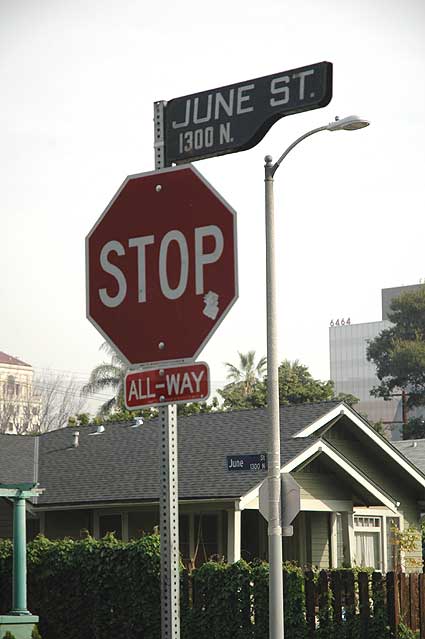 De Longpre Park at June Street, Hollywood 