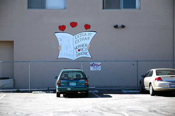 Love Wall, Venice Beach - 9 Feb 2006